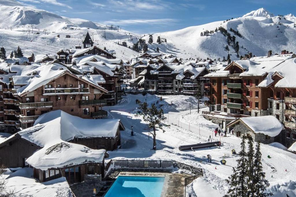 Spacious Ski-In Ski-Out Apartment 4-6 Pax, 161 Sources De Marie Arc 1950 Les Arcs  المظهر الخارجي الصورة