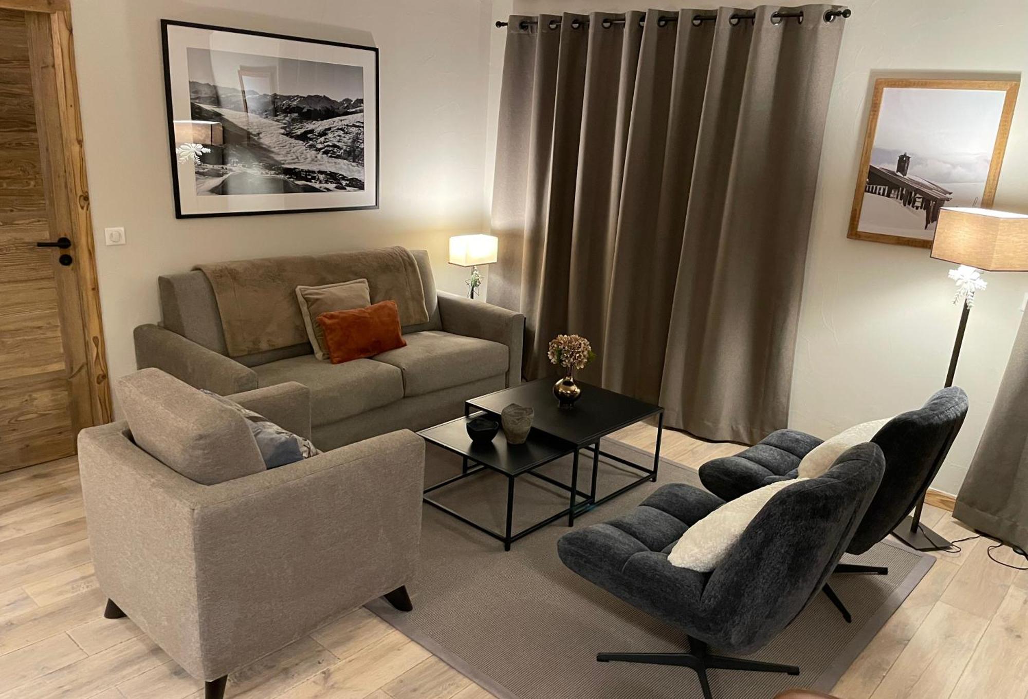 Spacious Ski-In Ski-Out Apartment 4-6 Pax, 161 Sources De Marie Arc 1950 Les Arcs  المظهر الخارجي الصورة